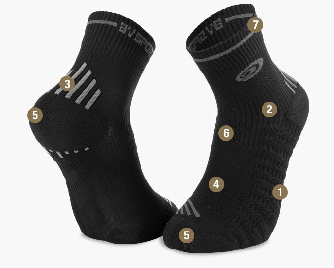 Socks RUN MARATHON black